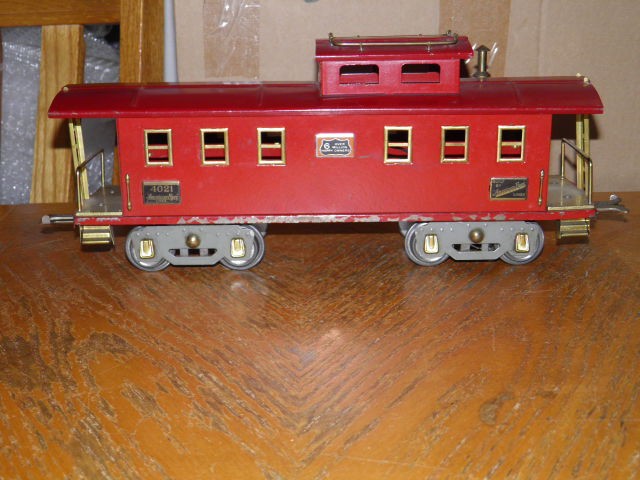 American Flyer Lines Standard Gauge 4021 Red Caboose Good Looking Caboose Look