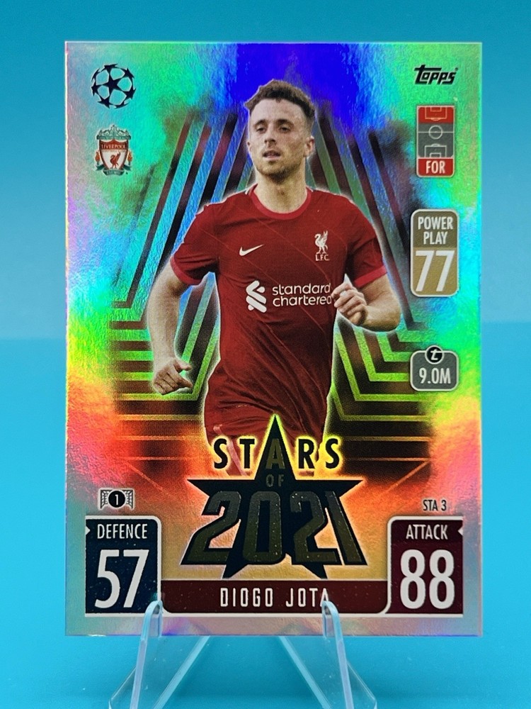 2021-22 Topps Match Attax UCL Extra Stars of 2021 Diogo Jota #STA-3