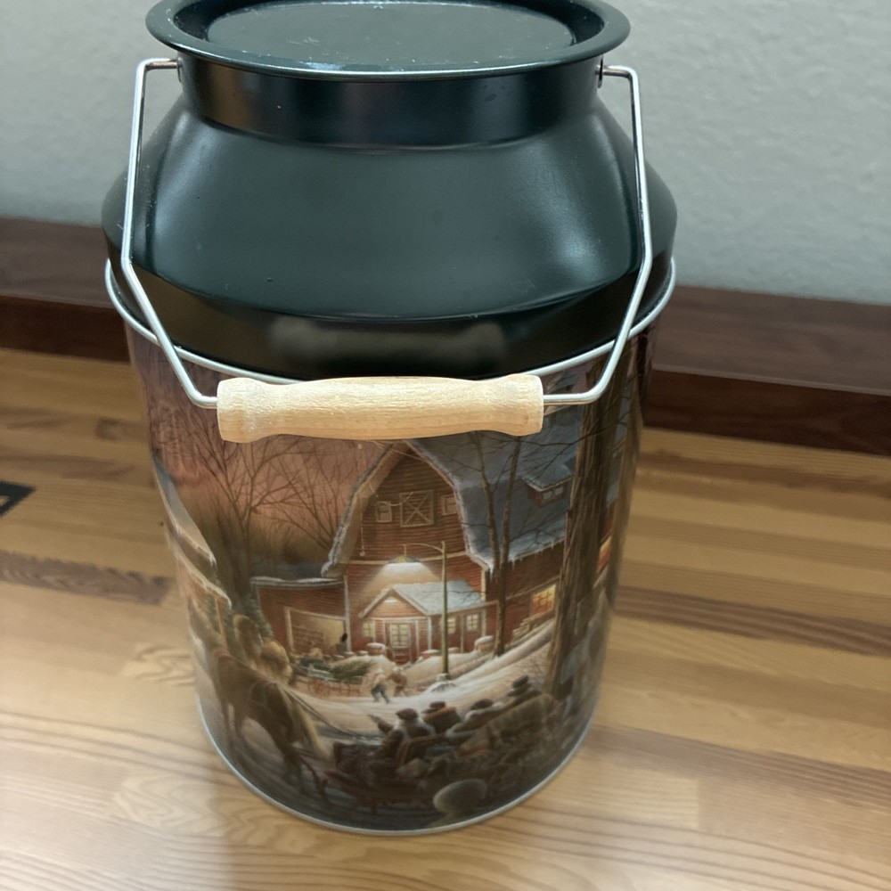 Chocolate Chip Christmas Tin Container