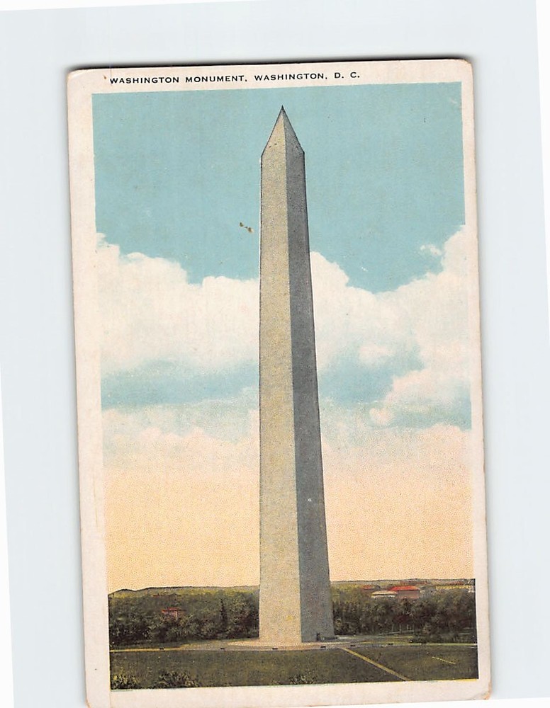 Postcard Washington Monument DC USA