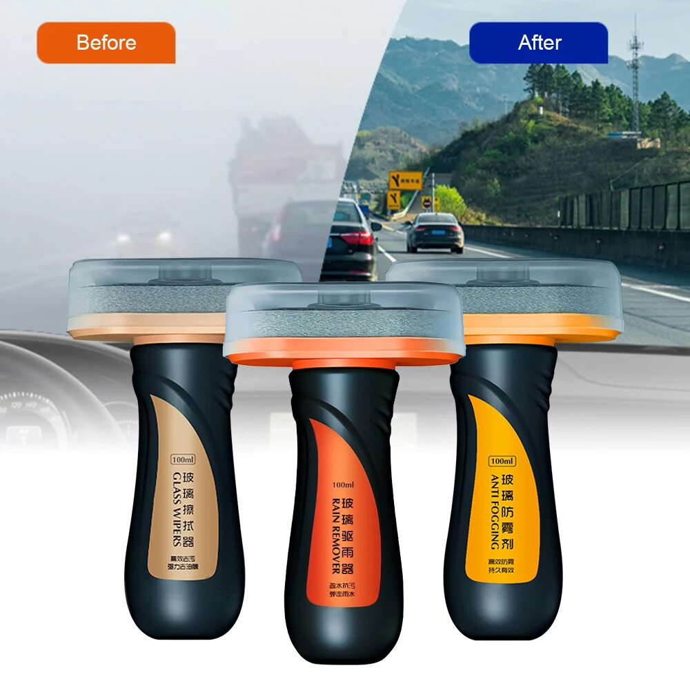 Car Rainproof Oil Film Remover for Windshield & Glass Antifouling