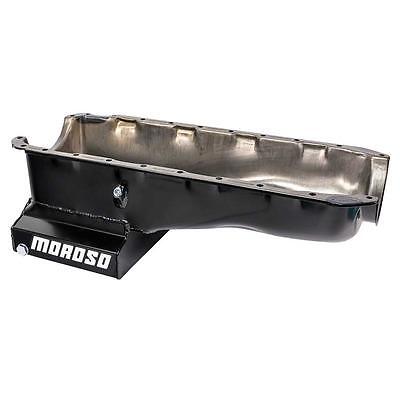 Moroso 20412, Fits Bbc Gen Iv Steel Oil Pan - 6Qt- Gm A-Body, Single Unit,