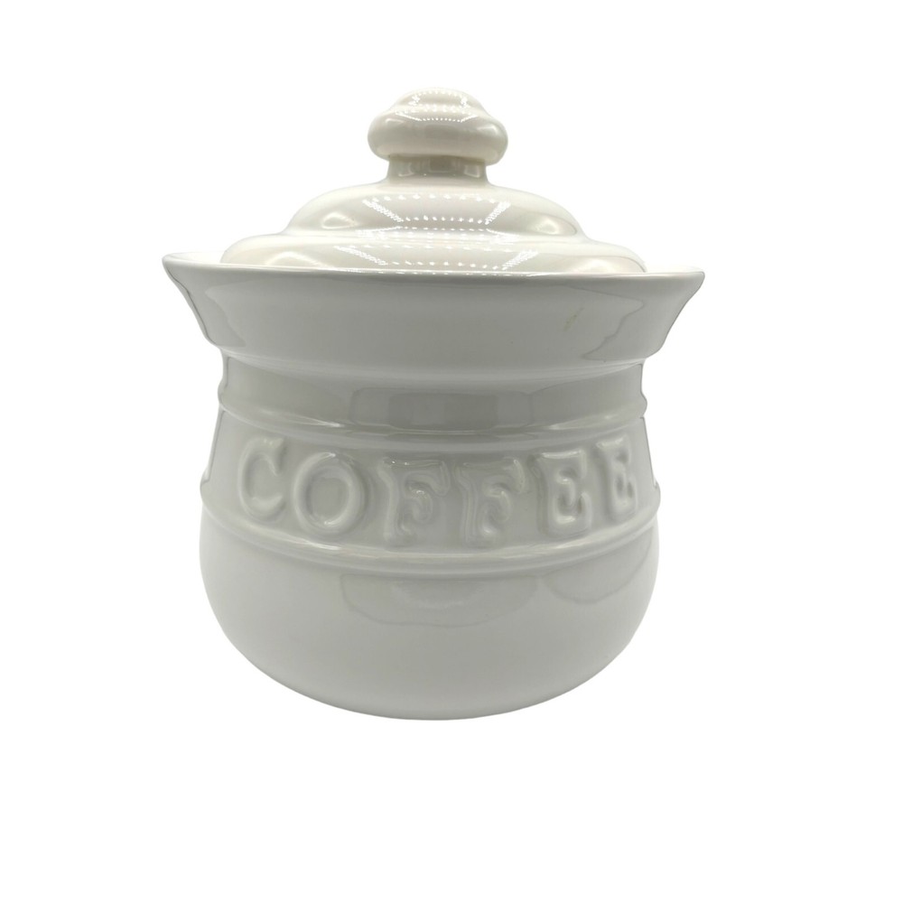 Vintage Pfaltzgraff Hearth Pattern Coffee Canister USA 1978-1984