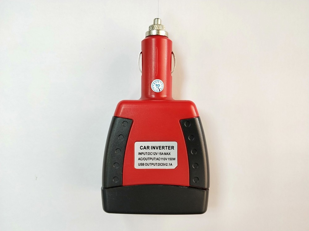 150W Car Power Inverter Laptop Phone Charger DC12V to AC110V Adapter + USB 5V RV