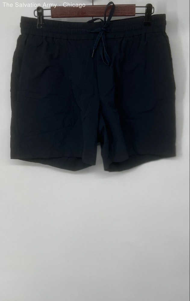 Lululemon Womens Black Drawstring Waist Activewear Athletic Shorts Size L