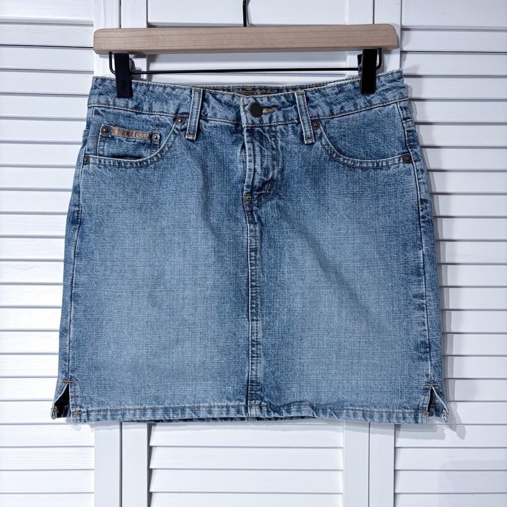LEI denim mini skirt