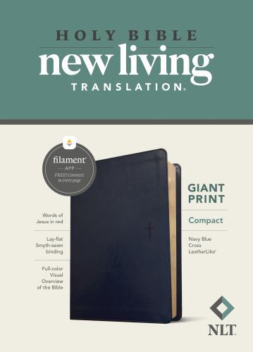 Holy Bible : Nlt Giant Print Bible, Filament Enabled Edition Red Letter, Leat...