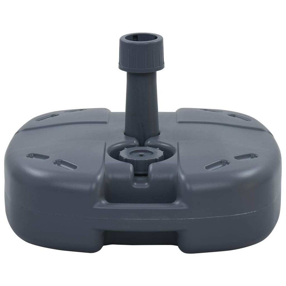 NNEVL Grey Sand Water Fillable Heavy Duty Portable Umbrella Base
