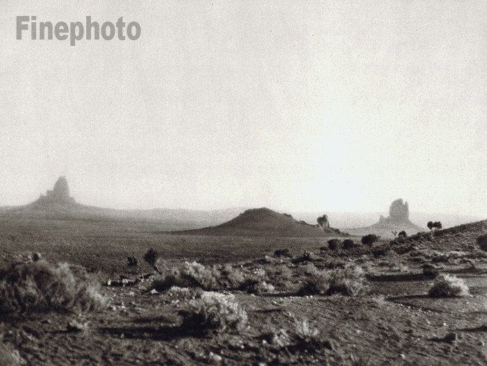 1926 Vintage Print ARIZONA & UTAH ~ Monument Valley Landscape Photo Art By HOPPE