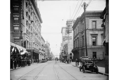 Royal Street,looking south,Saint Francis,commercial facilities,Mobile,AL,c1905