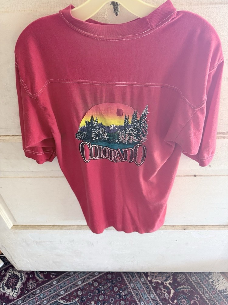 Colorado T-Shirt, Vintage 1972, Redfeathers Lakes, CO, L