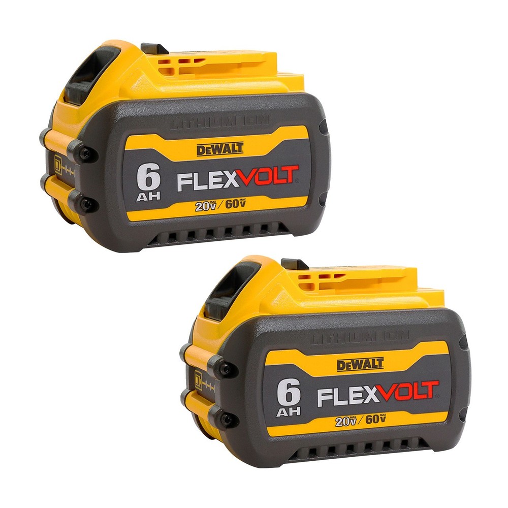 Dewalt DCB606-2 Flexvolt 6.0Ah 20V/60V MAX Battery 2-Pack