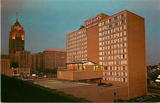 MI, Detroit, Michigan, Howard Johnson's Motor Lodge, Dexter Press No. 26552-C