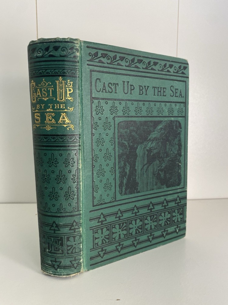 1882 Cast Up by the Sea by Samuel Baker Illustrated Victorian Binding