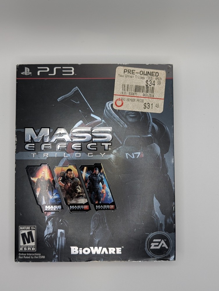 Mass Effect Trilogy - Sony PlayStation 3