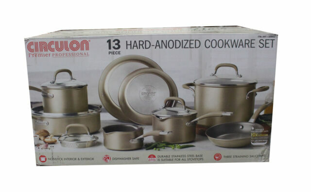 Circulon Premier Professional 13-piece Hard Anodized Cookware Set (1309952)