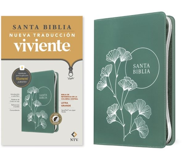 Santa Biblia/ Holy Bible : Nueva Traduccion Viviente, Verde, SentiPiel, Bibli...