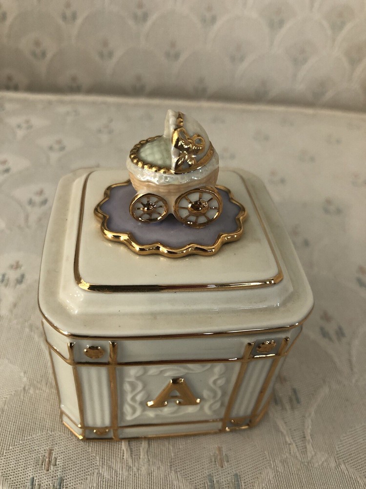 Lenox Baby Trinket Box W/ Tag. No Box.