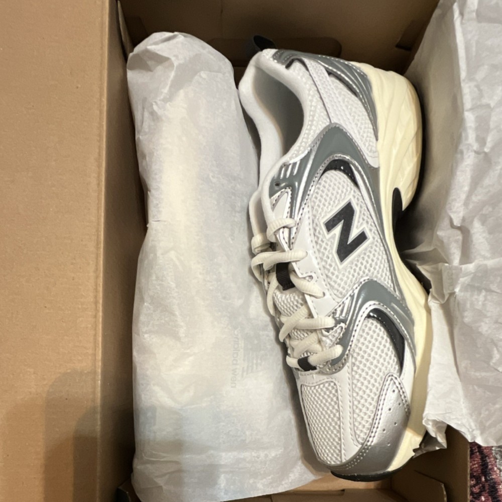 New Balance 530 U530ESA Men's Mesh Sneakers Silver Metallic Black Cement 2025