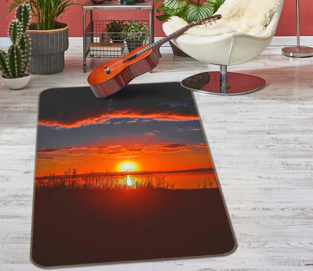 3D Rote Wolke See ZHUC1730 Spiel Rutschfester Teppich Matte Foto Teppich Amy