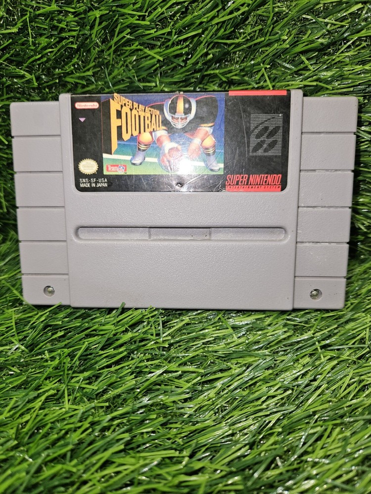 SUPER PLAY ACTION FOOTBALL (Super Nintendo SNES Video Game) Tested Cart Only