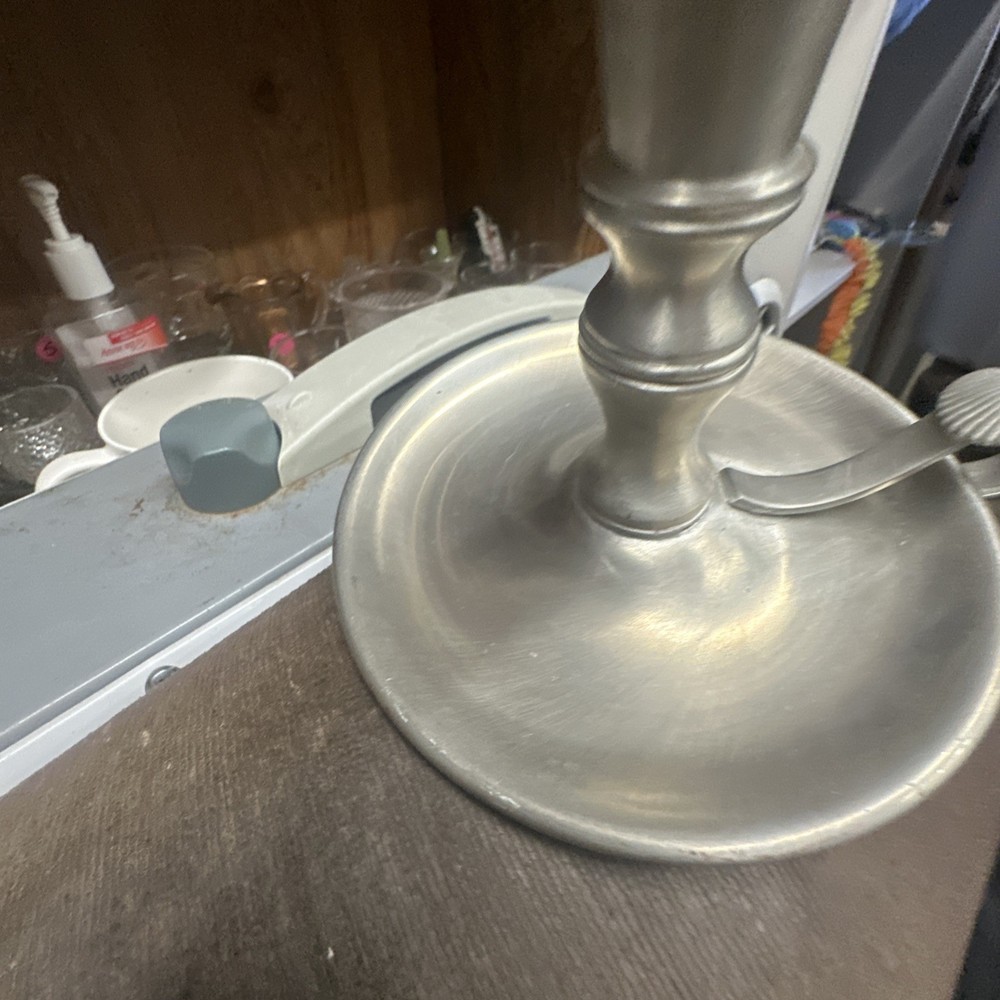 Vintage Solid Brass Gatco Candle Holder
