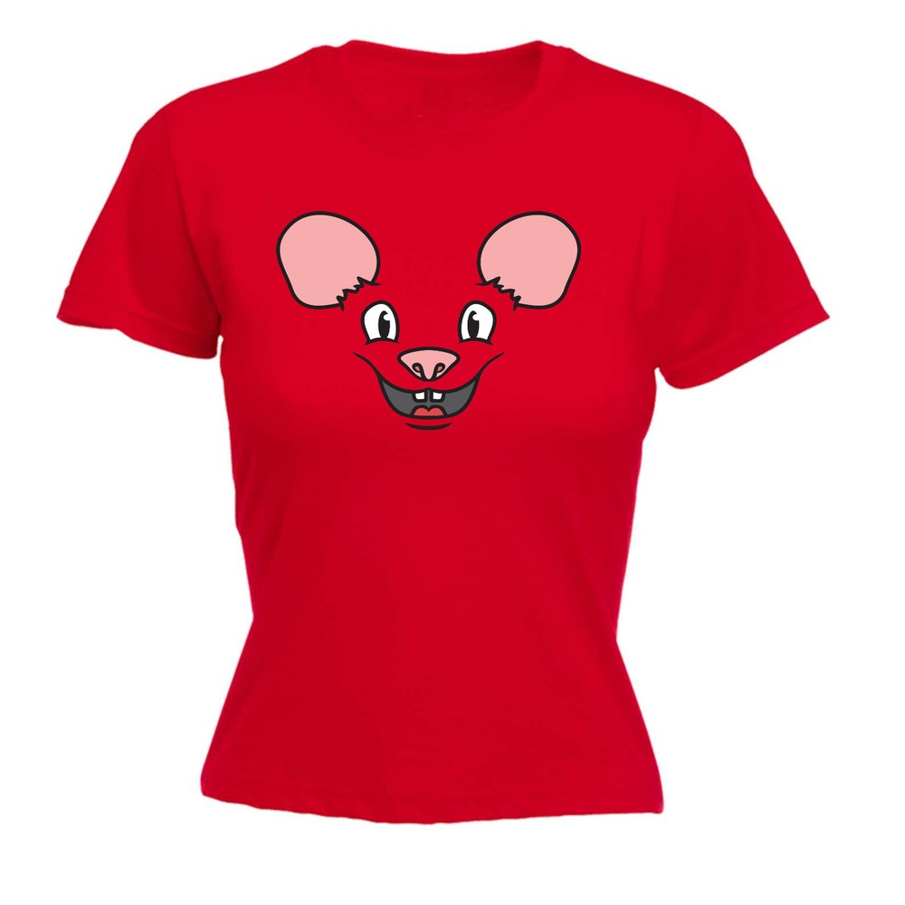 Mouse Ani Mates - Womens T Shirt Funny T-Shirt Novelty gift tshirt