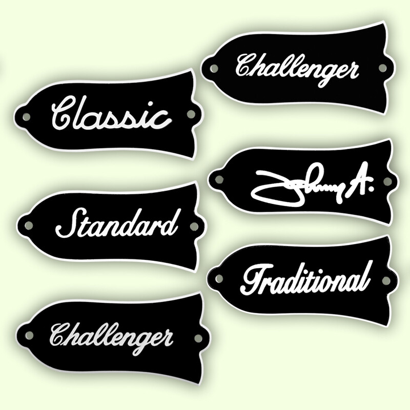 Guitar Parts For US Lfet Handed Gibson Les Paul TRUSS ROD COVER PLATE Print logo