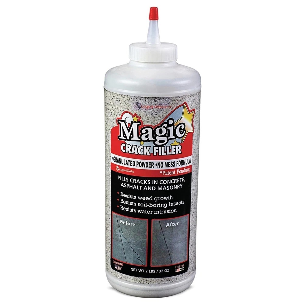 Magic Crack Filler 2LB Concrete Grey for Driveway Repair
