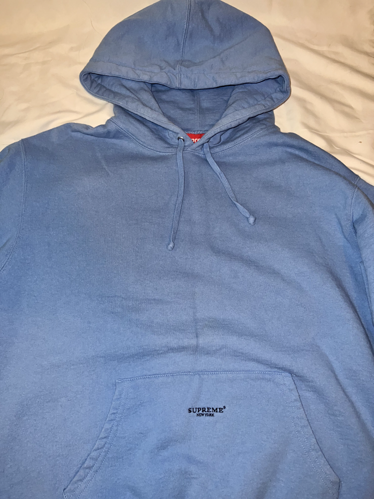 Supreme Micro Logo Hoodie Medium