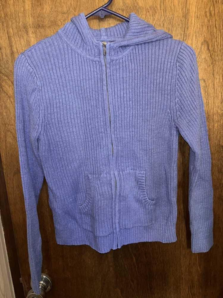 Lands End: Woman’s Hooded Jacket Long Sleeve Size S