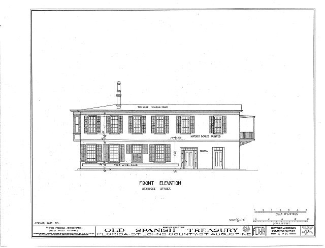 Old Spanish Treasury,143 Saint George St,Saint Augustine,St. Johns County,FL,10