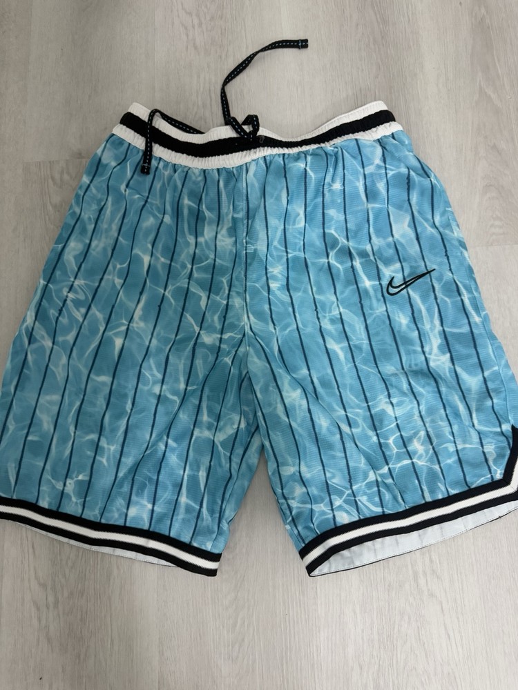 Nike DNA Dri-Fit Baltic Blue Men's Basketball Shorts Size Large