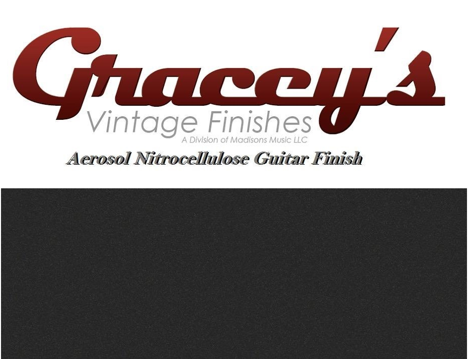 -Charcoal Frost- Gracey's Vintage Finishes Nitrocellulose Guitar Lacquer.