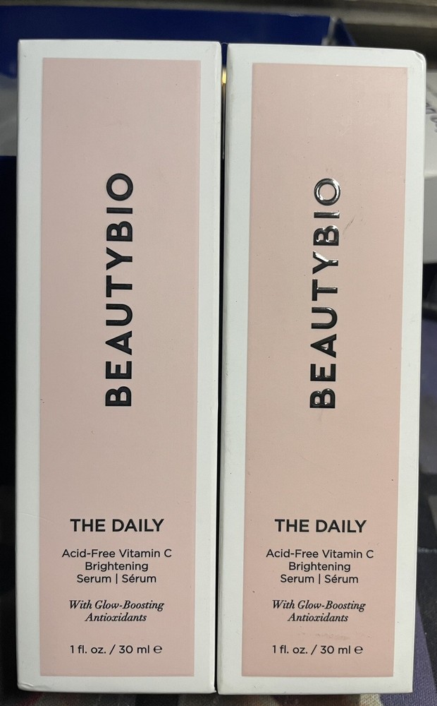 BeautyBio The Daily Acid-Free Vitamin C Brightening Serum 1oz. NEW IN Box sealed-image