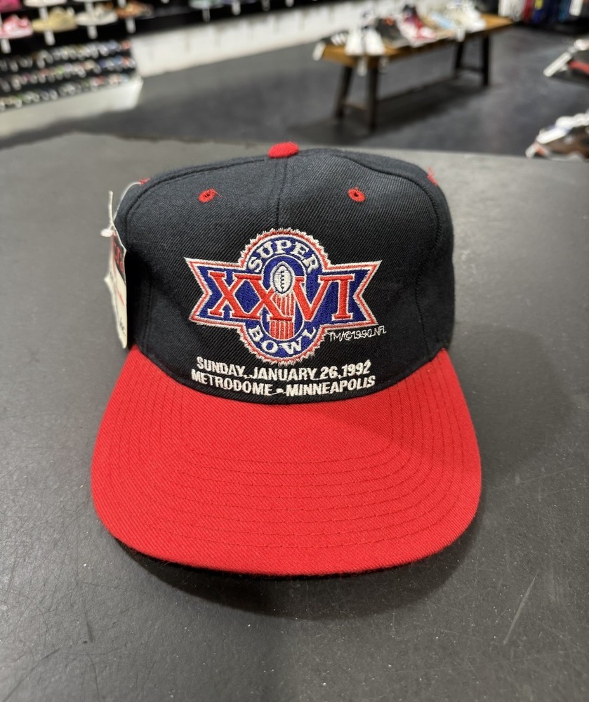 VTG 90s NFL Super Bowl XXVI Washington Commanders Snapback Cap New With Tags