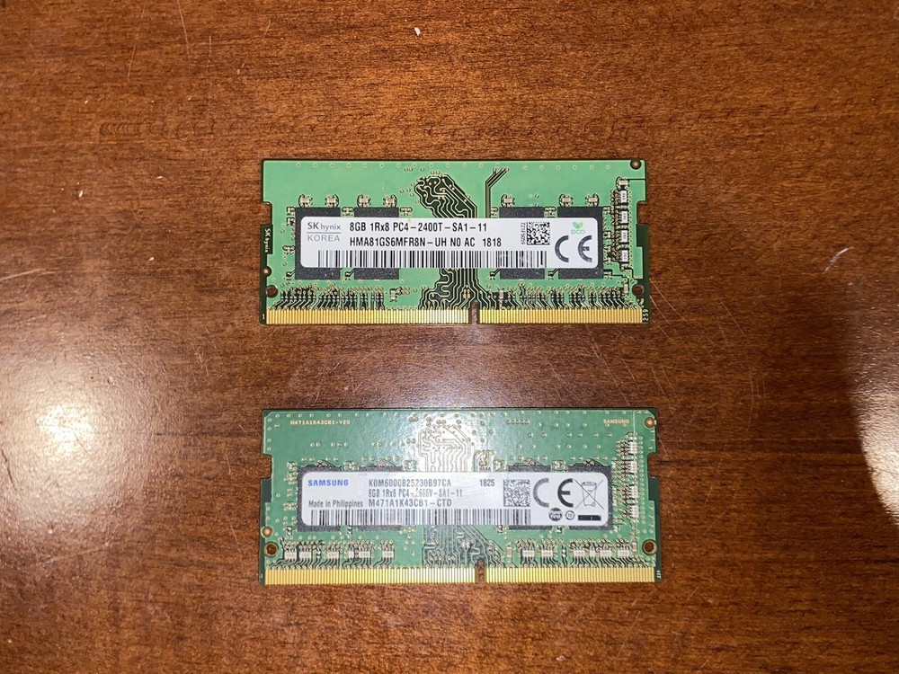 8GB DDR4 Laptop SODIMM 204-Pin Memory RAM 1Rx8