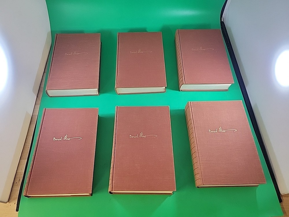 Vintage COMPLETE 6 VOLUME LOT Bernard Shaw Complete Plays with Prefaces