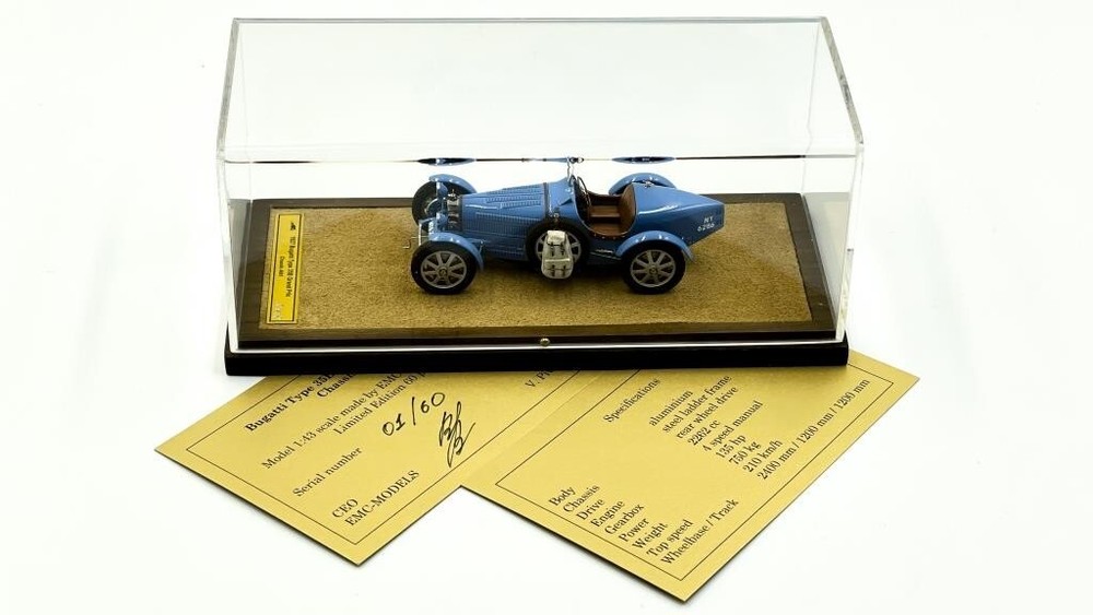 NEW MODEL! EMC 1/43 Bugatti Type 35B GRAND PRIX 1927 Chassis 4661