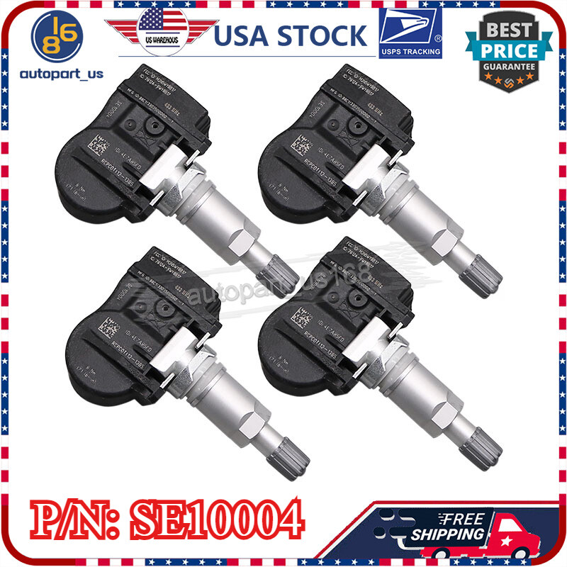 Set(4) TPMS Wheels Tire Sensors For Jeep Grand Cherokee Liberty Patriot SE10004