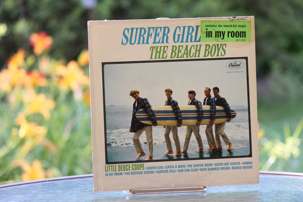 The Beach Boys Surfer Girl Vinyl LP Capitol S(T) 1981 Little Deuce Coupe