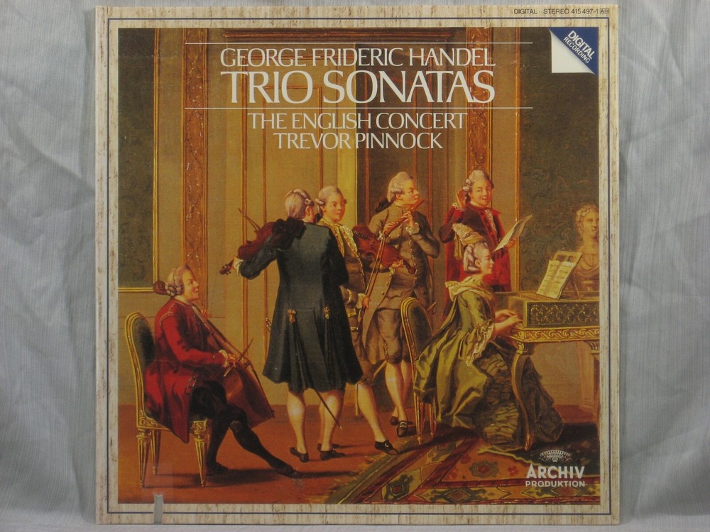 Handel - Trio Sonatas - English Concert, Pinnock - Archiv Produktion 415 497-1