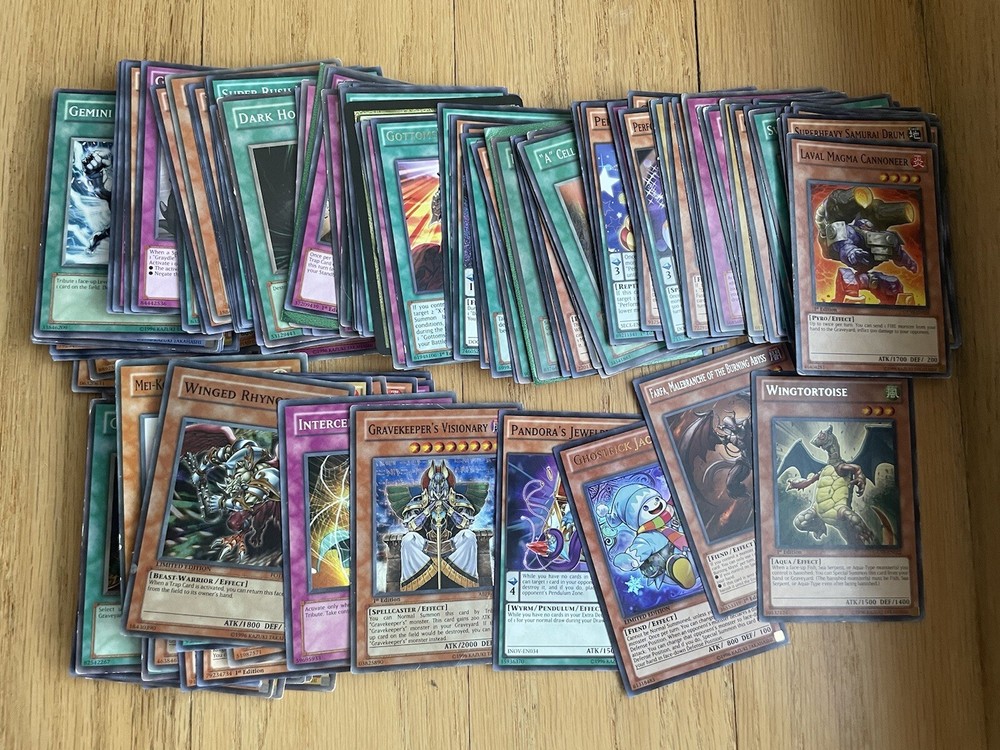 YuGiOh Trading Card Bundle Bulk Collection Rare Commons Foils