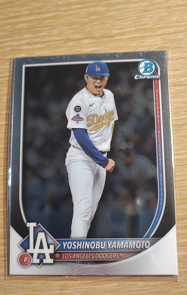 2025 Bowman Chrome - Yoshinobu Yamamoto, Yoshinobu Yamamoto #76