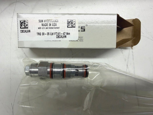 Sun Hydraulics CBCA-LHN Counter Balance Valve - New