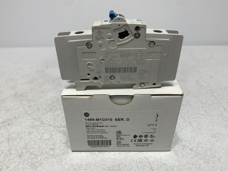 Allen Bradley 1489-M1C010 Circuit Breaker 1A 1-Pole 240V AC