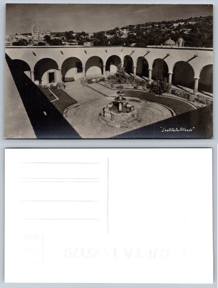Instituto Allende San Miguel de Allende Mexico RPPC Vintage Postcard