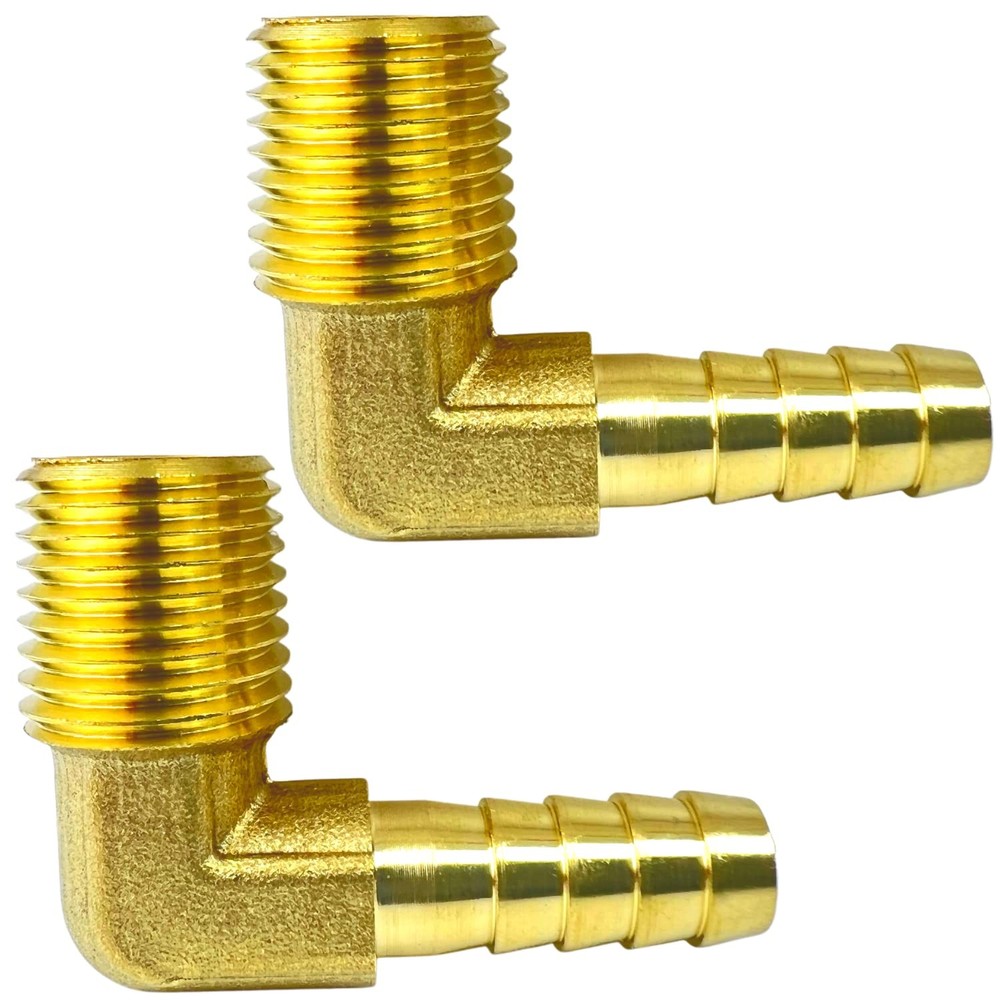 2pcs Brass 90 Degree Elbow 5/16