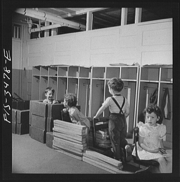 Untitled photo, Maryland. Federal housing project. Building a, : Greenbelt