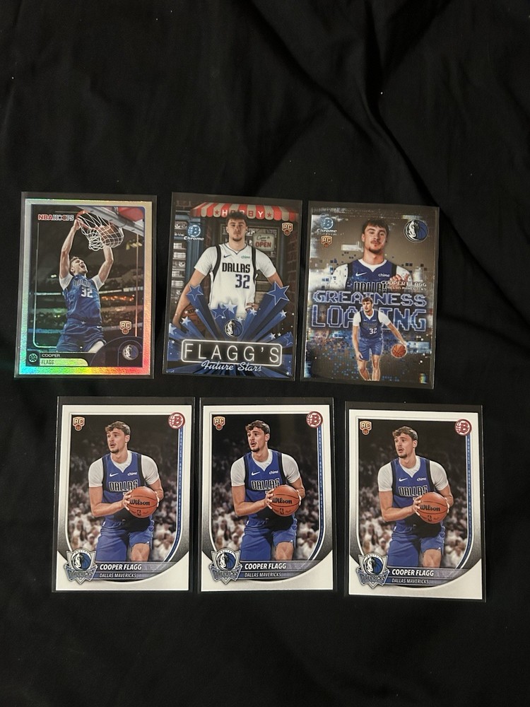 2025-25 Cooper Flagg 6 Card Rookie Lot